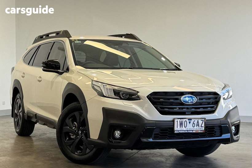 White 2022 Subaru Outback SUV AWD SPORT 4WD