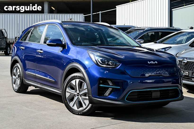 Blue 2021 Kia Niro SUV EV SPORT F