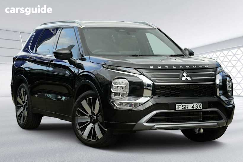 Black 2025 Mitsubishi Outlander Wagon Exceed Tourer 5 Seat (Awd)