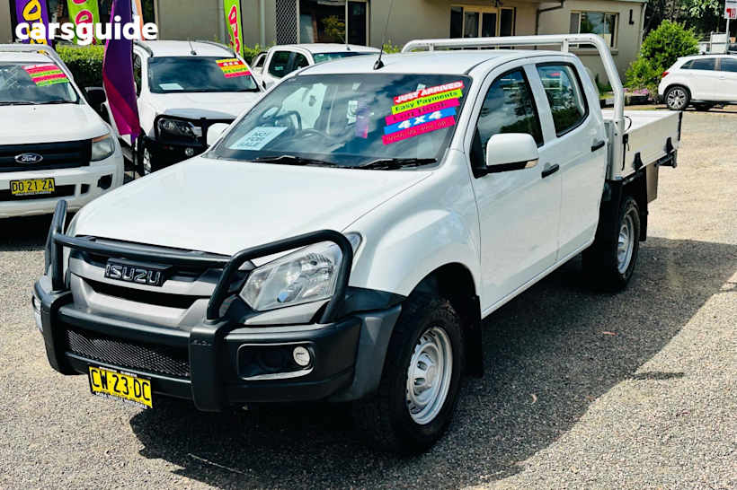 White 2019 Isuzu D-MAX Ute Tray SX 4X4
