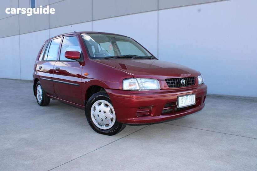 Red 1999 Mazda 121 Hatchback Metro