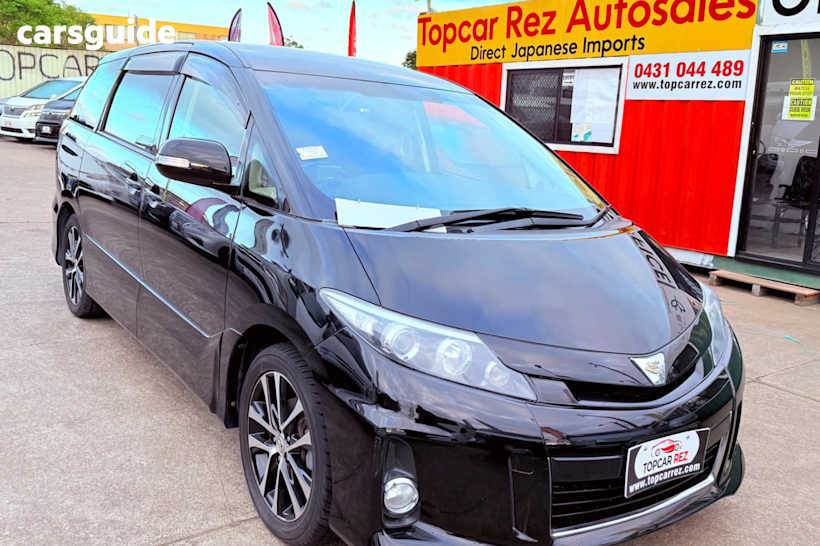Black 2013 Toyota Estima Wagon Aeras