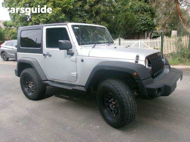 Silver 2010 Jeep Wrangler Sedan SPORT 4X4