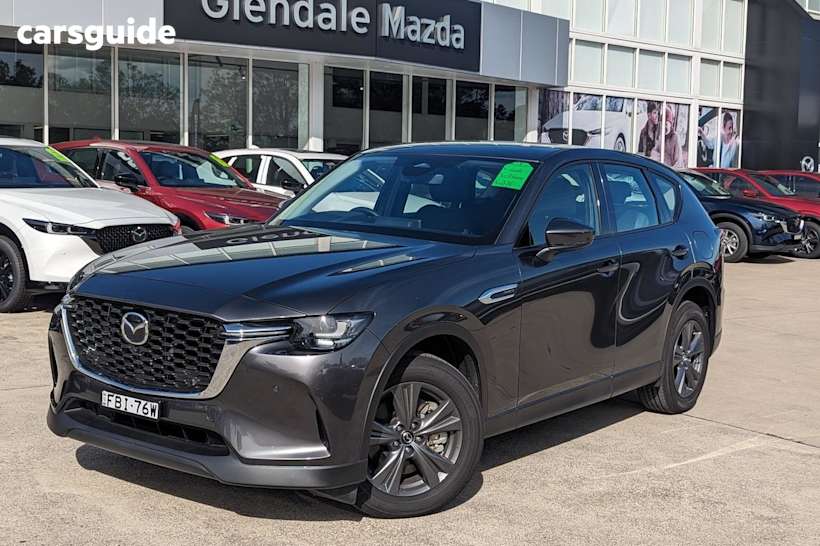 Grey 2023 Mazda CX-60 Wagon P50E Evolve Phev