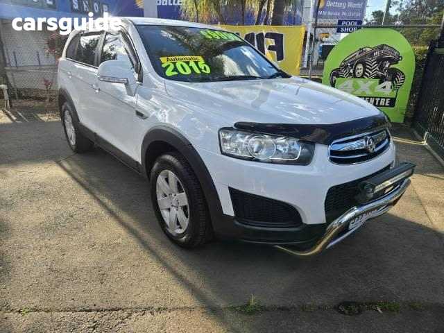 White 2015 Holden Captiva SUV 7 LS