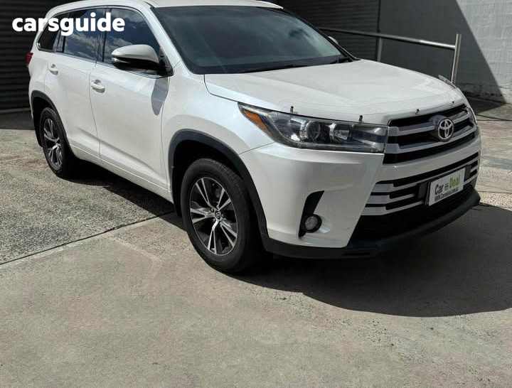 White 2017 Toyota Kluger Wagon Gx (4X4)