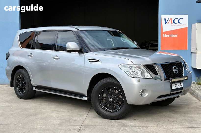 Silver 2013 Nissan Patrol SUV TI-L 4X4