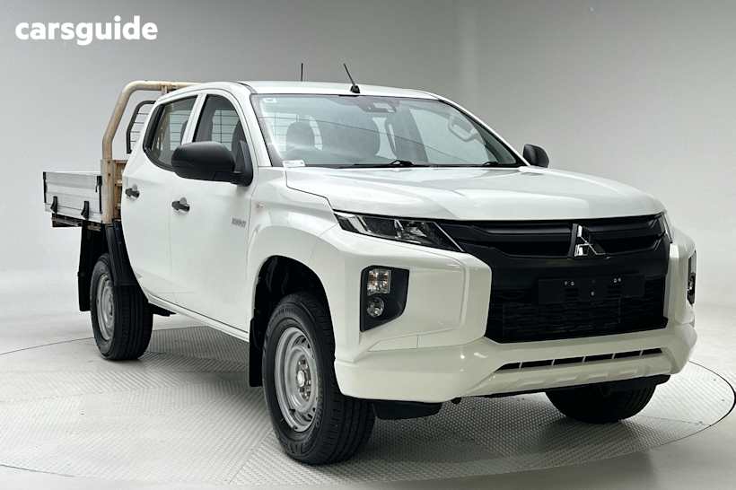 White 2022 Mitsubishi Triton Ute Tray GLX 4X4