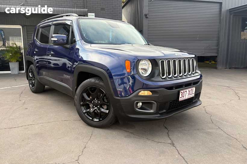 Blue 2017 Jeep Renegade Wagon Longitude