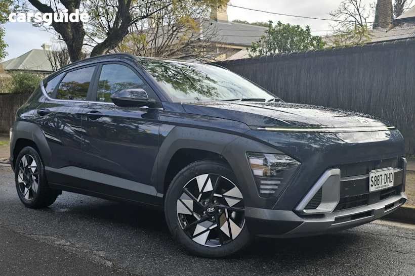Blue 2025 Hyundai Kona SUV PREMIUM F