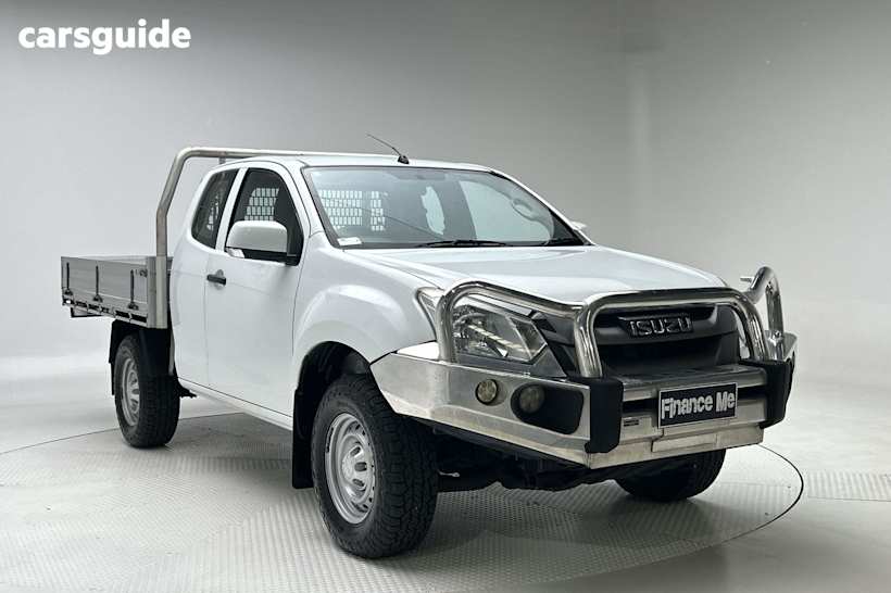 White 2018 Isuzu D-MAX Ute Tray SX 4X4