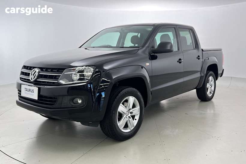 Black 2016 Volkswagen Amarok Ute Tray TDI420 CORE 4X4
