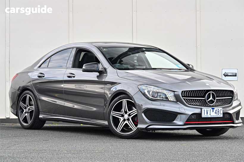 Grey 2014 Mercedes-Benz CLA-Class Coupe CLA250 SPORT 4WD