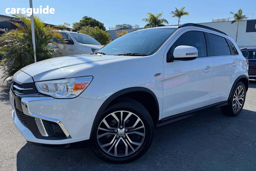 White 2019 Mitsubishi ASX SUV LS F