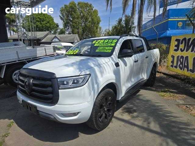 White 2022 GWM Cannon Ute Tray VANTA