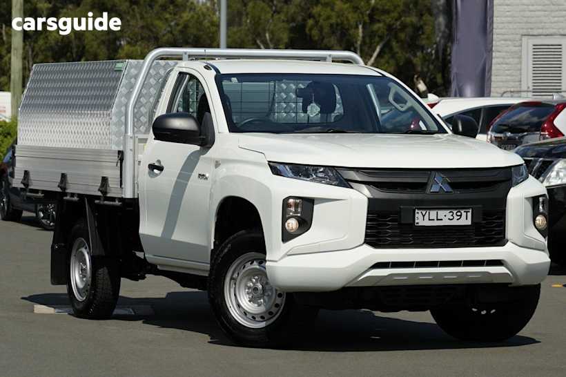 White 2022 Mitsubishi Triton Ute Tray GLX R