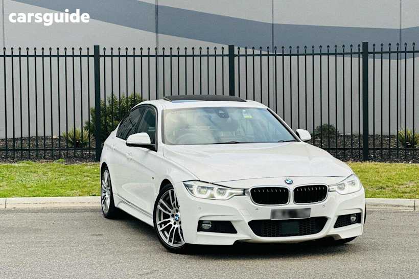 White 2015 BMW 330I Sedan M SPORT F30 LCI