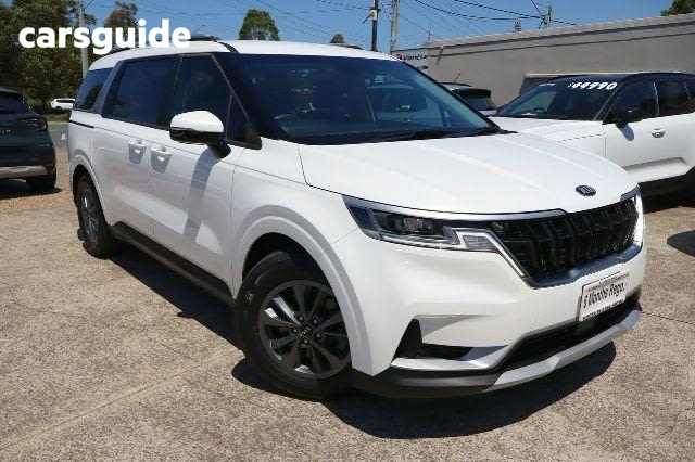 White 2021 Kia Carnival SUV S F
