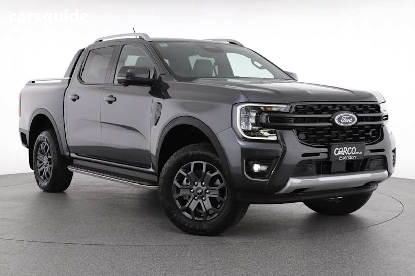 Grey 2023 Ford Ranger Ute Tray WILDTRAK 4X4