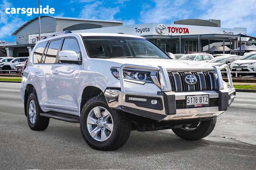 White 2018 Toyota Landcruiser Prado SUV GXL 4X4