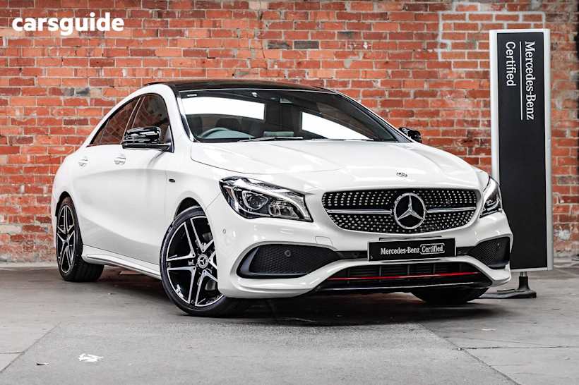 White 2017 Mercedes-Benz CLA-Class Coupe CLA250 SPORT 4WD