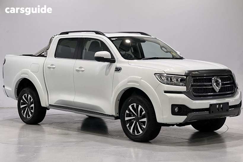 White 2025 GWM Cannon Ute Tray ULTRA 4X4
