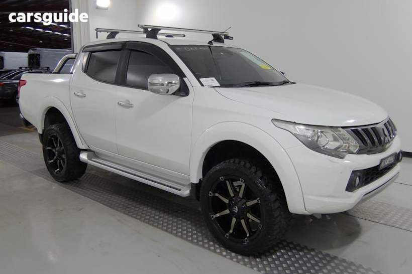 White 2016 Mitsubishi Triton Dual Cab Utility Exceed (4X4)