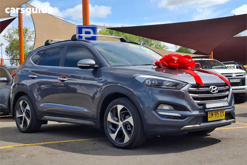 Grey 2015 Hyundai Tucson SUV HIGHLANDER