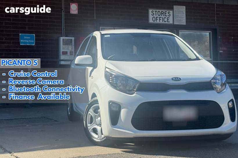 White 2018 Kia Picanto Hatch S F