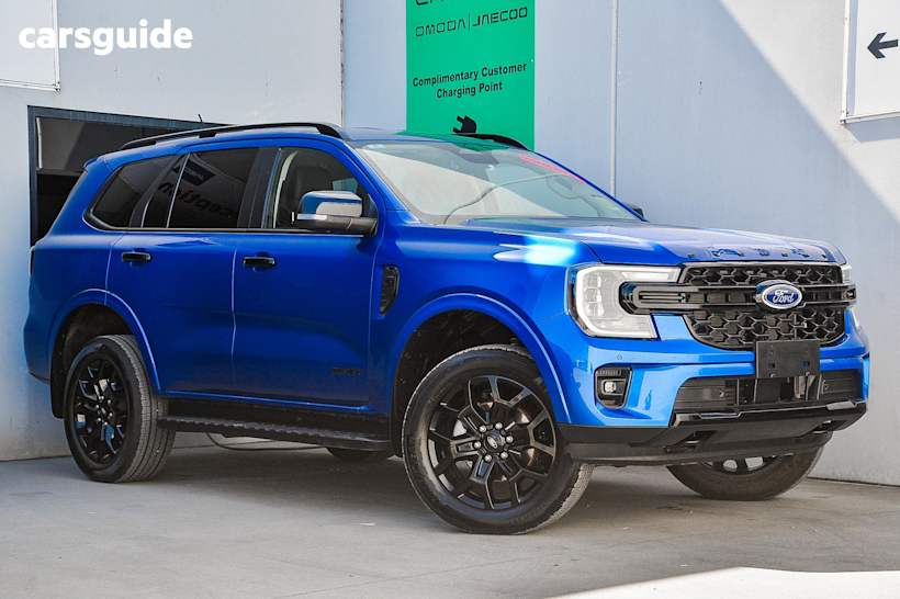 Blue 2024 Ford Everest SUV SPORT 4X4