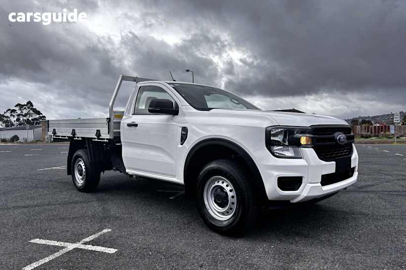 White 2024 Ford Ranger Ute Tray XL 4X4