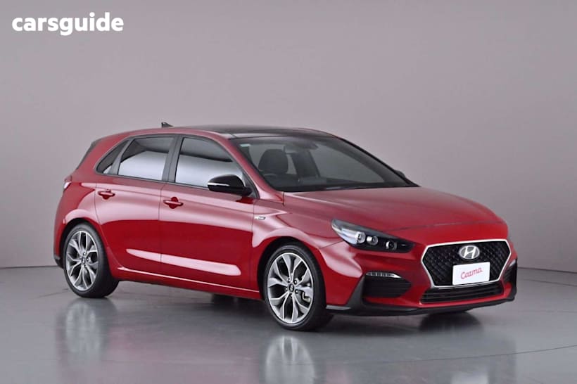 Red 2020 Hyundai I30 Hatchback N Line Premium
