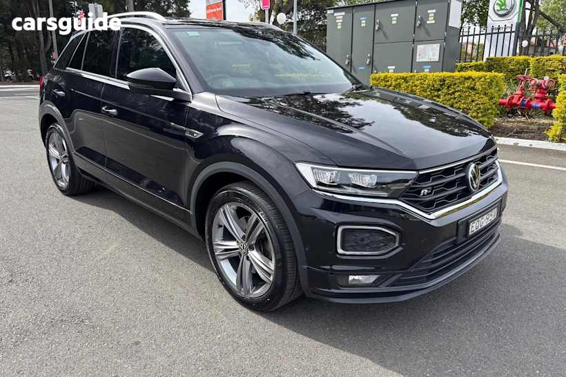 Black 2021 Volkswagen T-ROC SUV 140TSI SPORT 4WD