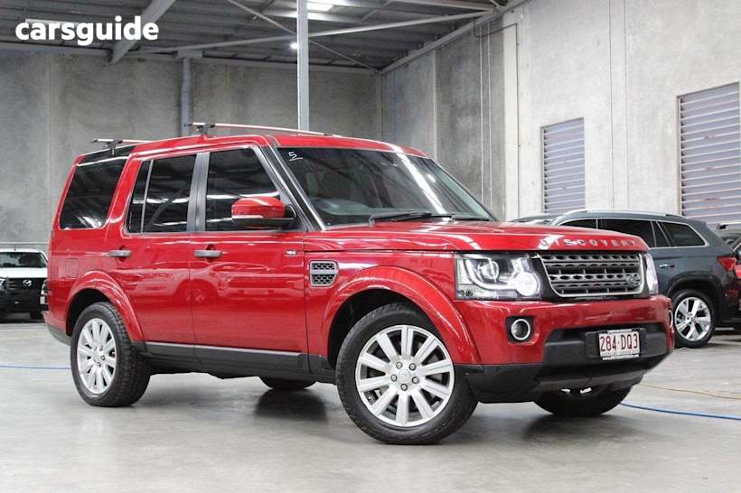 Red 2015 Land Rover Discovery 4 Wagon 3.0 Tdv6