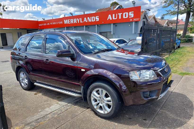 Purple 2010 Ford Territory Wagon Ts (Rwd)