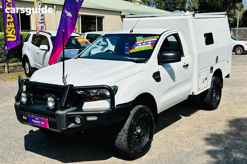 White 2016 Ford Ranger Ute Tray XL 4X4