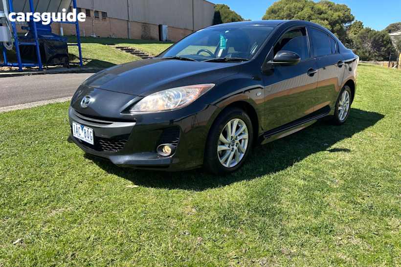 Black 2013 Mazda 3 Sedan Maxx Sport