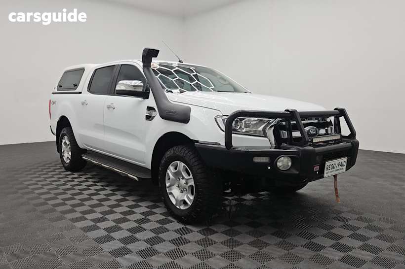 White 2018 Ford Ranger Ute Tray XLT 4X4