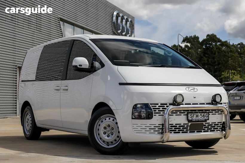 White 2021 Hyundai Staria Load Commercial F