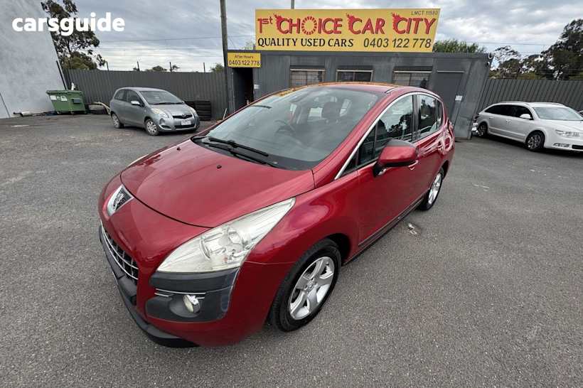 Burgundy 2011 Peugeot 3008 Wagon Xse 1.6 Hdi