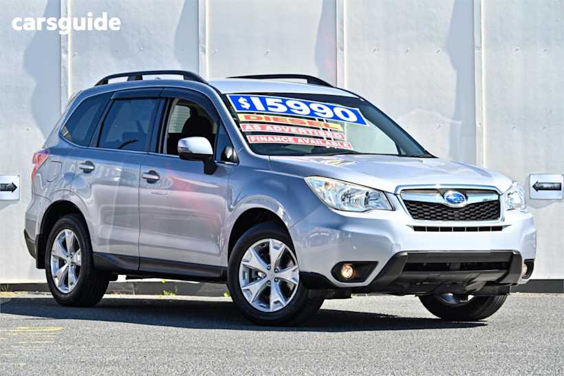 Silver 2015 Subaru Forester SUV 2.0D-L 4WD