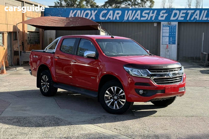 Red 2017 Holden Colorado Crew Cab Pickup Ltz (4X4)