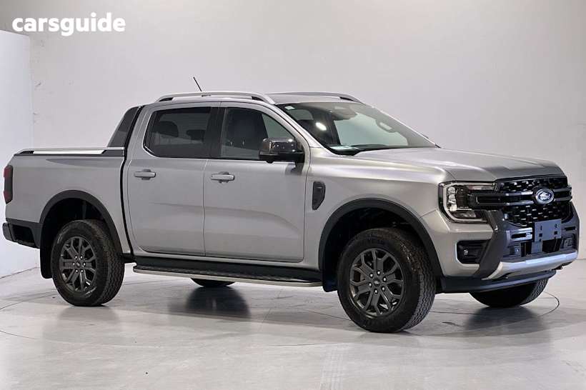 Silver 2023 Ford Ranger Ute Tray WILDTRAK 4X4