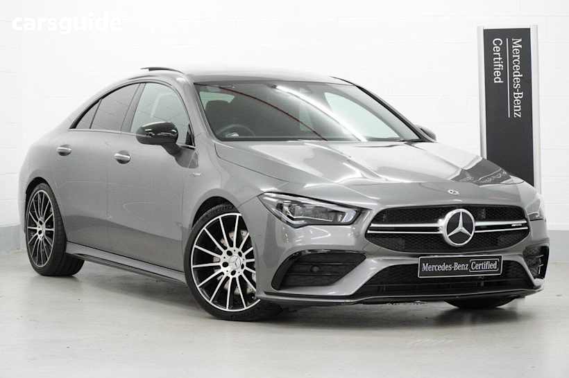 Grey 2022 Mercedes-Benz CLA-Class Coupe CLA35 AMG 4WD