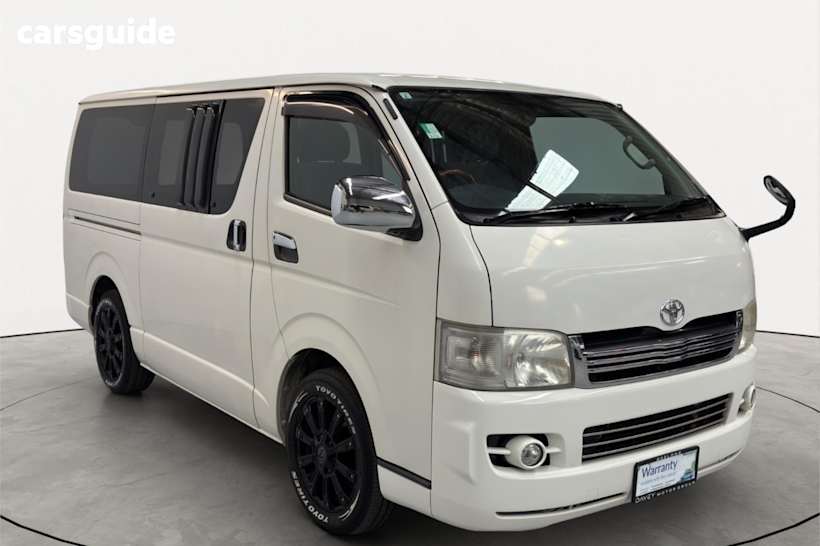 White 2009 Toyota HiAce Commercial LONG SUPER GL