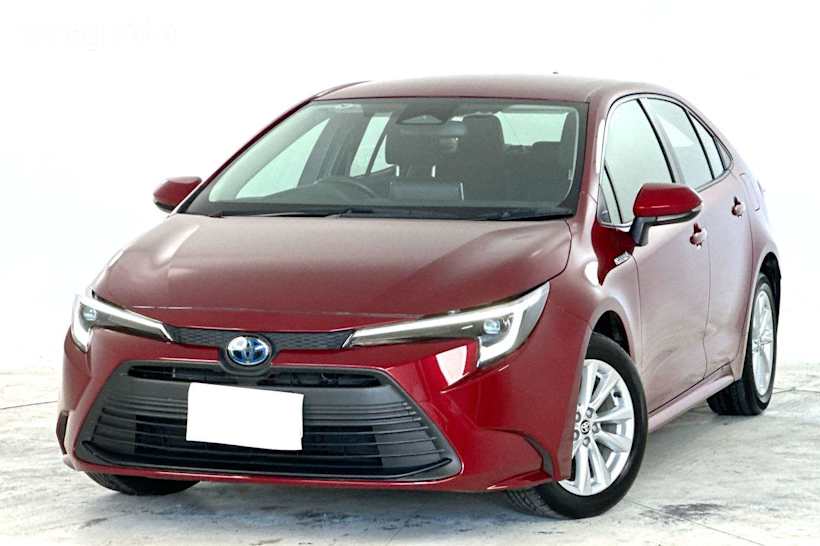 Red 2022 Toyota Corolla Sedan ASCENT SPORT HYBRID F