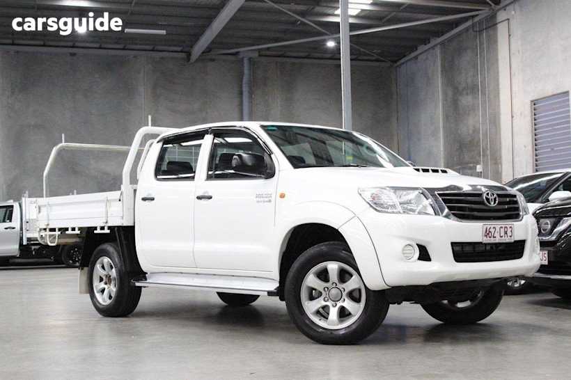 White 2014 Toyota Hilux Dual Cab Pick-up Sr (4X4)