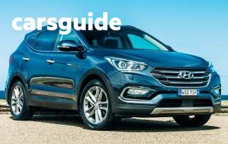 White 2017 Hyundai Santa FE Wagon Elite Crdi (4X4)