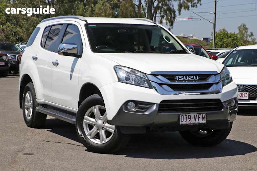 White 2014 Isuzu MU-X SUV LS-T 4X4