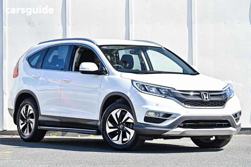 White 2015 Honda CR-V SUV LIMITED EDITION F